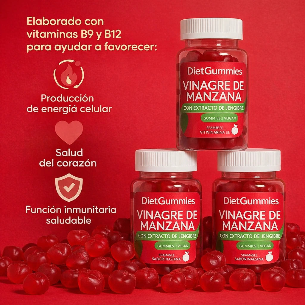 Gummies de Manzana — Activa tu Metabolismo. Reduce Hinchazón. Gana Energía.
