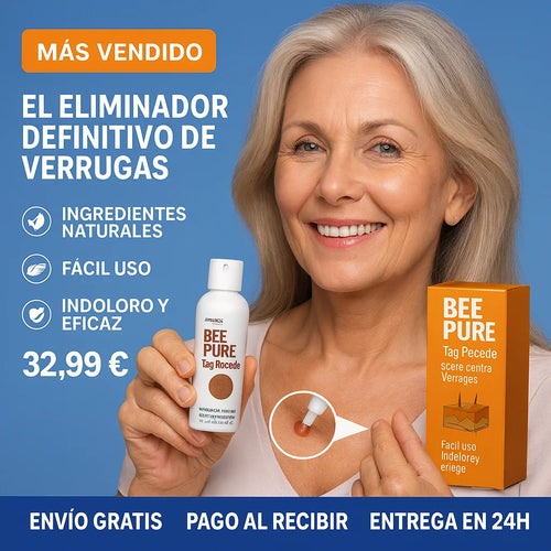 El Eliminador Definitivo de Verrugas - Bee Pure + REGALO GRATIS