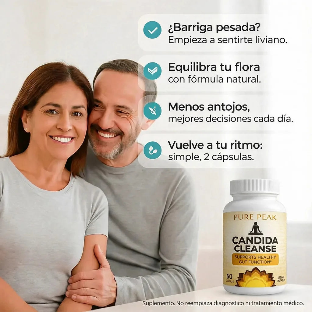 CANDIDA - Elimina la hinchazón y recupera tu energía desde los primeros días.