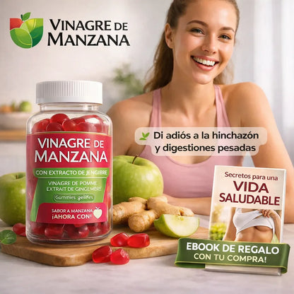 Gummies de Manzana  — Activa tu Metabolismo. Reduce Hinchazón. Gana Energía.