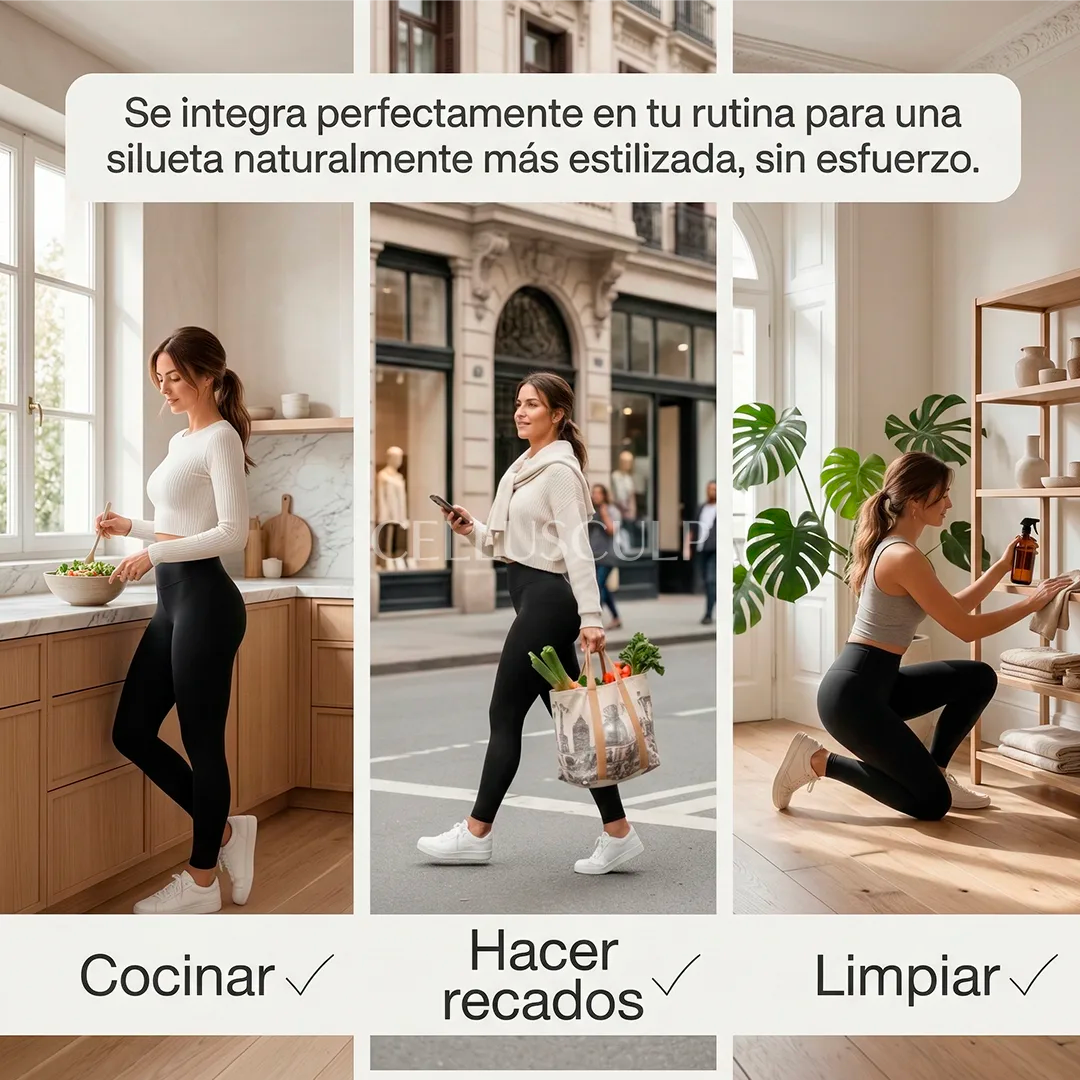 Legging 3D Cellusculp – Redefine tu silueta sin esfuerzo
