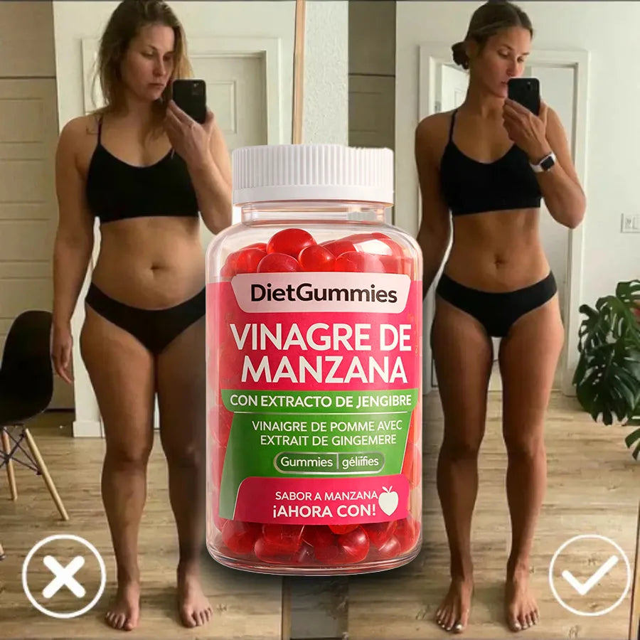 Gummies de Manzana  — Activa tu Metabolismo. Reduce Hinchazón. Gana Energía.